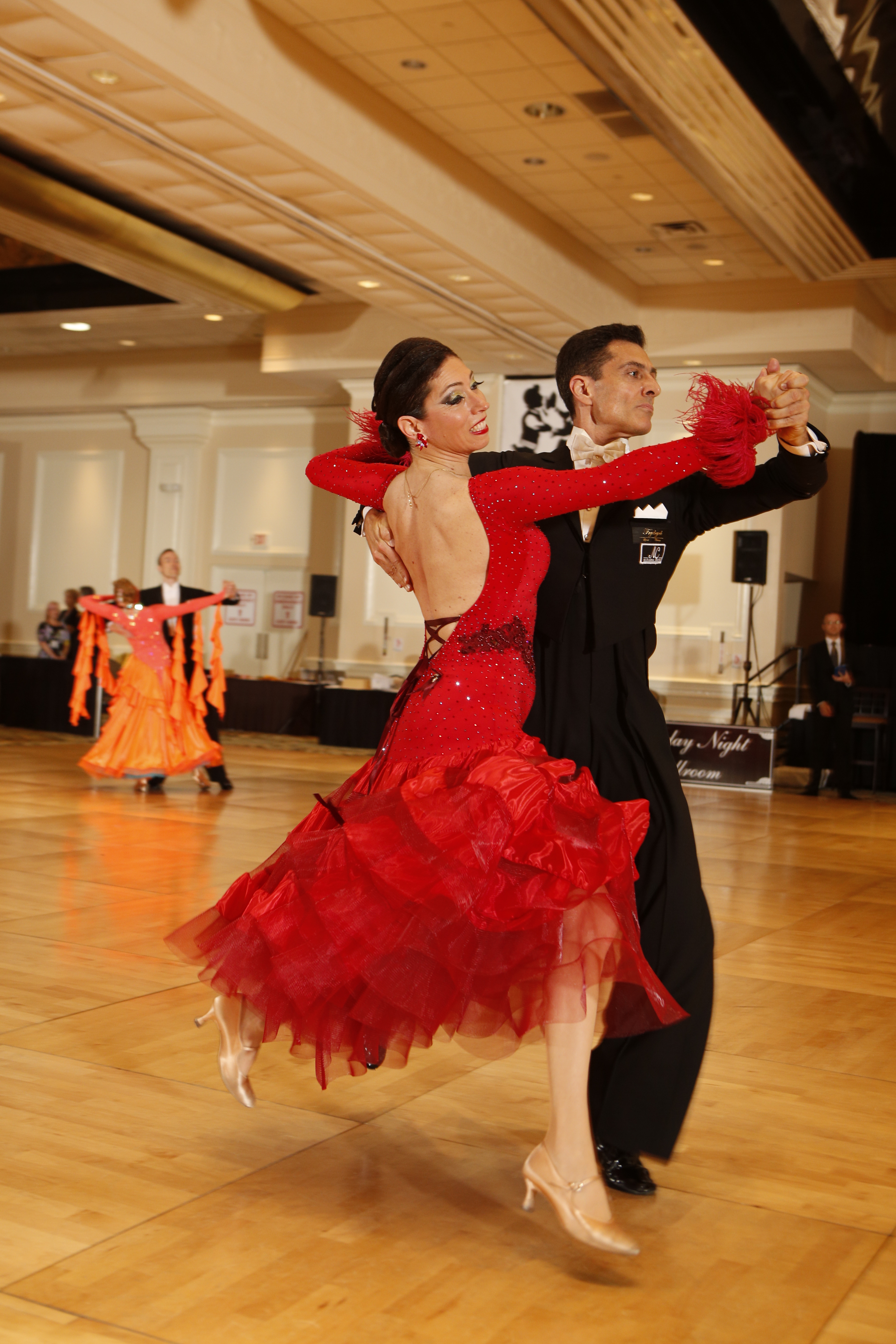 Ballroom competition photo