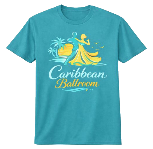 Caribbean Ballroom Team T-Shirt Turquoise